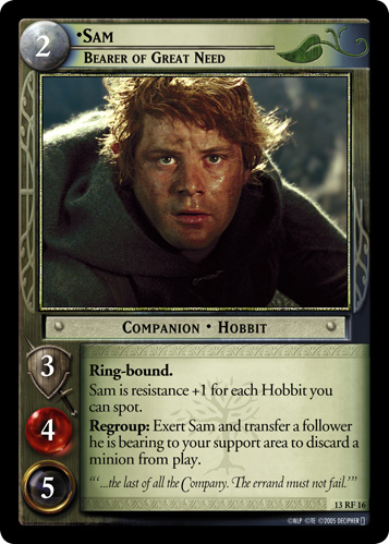 FOIL 13RF16 - Sam, Bearer of Great Need (F)