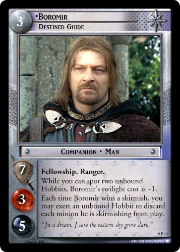 19P13 - Boromir, Destined Guide - Click Image to Close