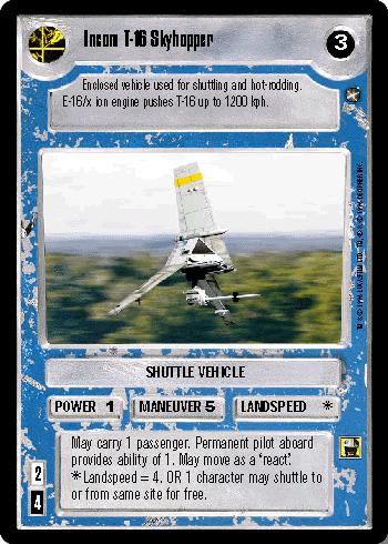 Incom T-16 Skyhopper - Click Image to Close