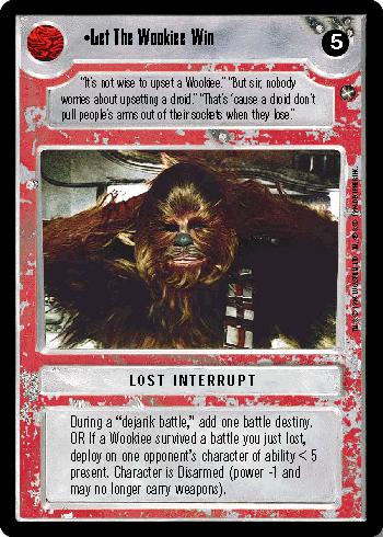 Let The Wookiee Win - Click Image to Close