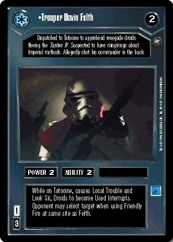 [Poor Condition] Trooper Davin Felth - Click Image to Close