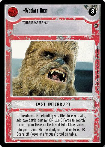 Wookiee Roar - Click Image to Close