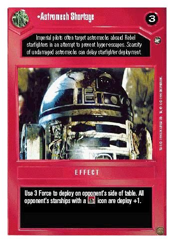 WB - Astromech Shortage - Click Image to Close