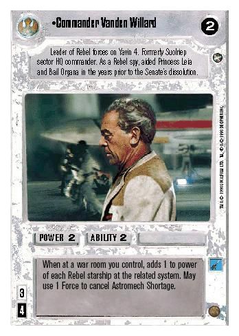 WB - Commander Vanden Willard - Click Image to Close