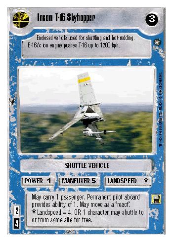 WB - Incom T-16 Skyhopper - Click Image to Close