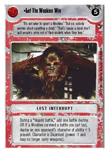 WB - Let The Wookiee Win - Click Image to Close