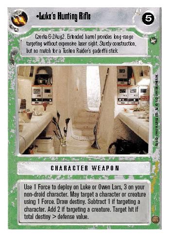 WB - Luke's Hunting Rifle - Click Image to Close