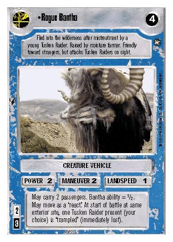 WB - Rogue Bantha - Click Image to Close