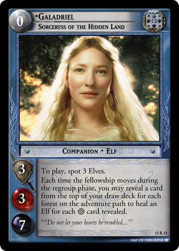 [Poor Condition] 13R15 - Galadriel, Sorceress of the Hidden Land - Click Image to Close