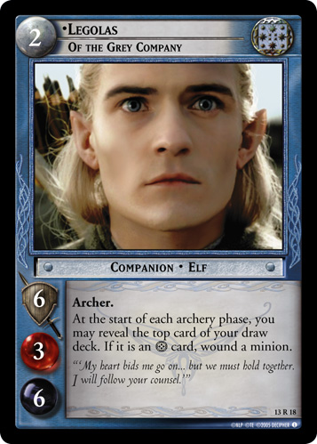 13R18 - Legolas, of the Grey Company - Click Image to Close