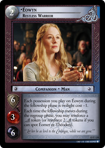 13U124 - Eowyn, Restless Warrior - Click Image to Close