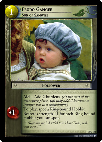 13U150 - Frodo Gamgee, Son of Samwise - Click Image to Close