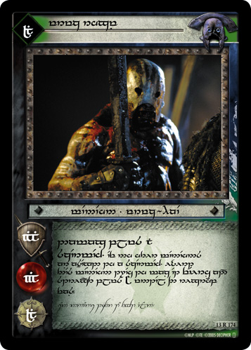 13R174T - Uruk Rogue (Tengwar) - Click Image to Close