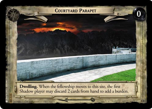 13U188 - Courtyard Parapet - Click Image to Close