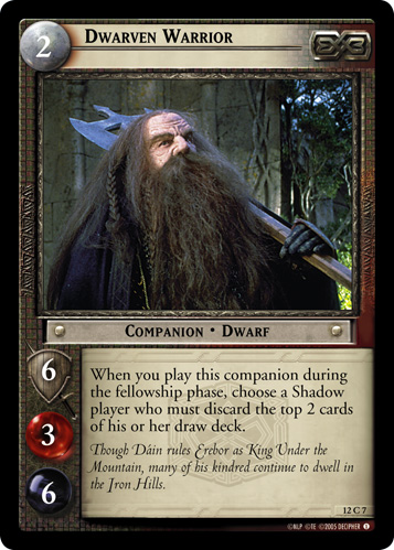 12C7 - Dwarven Warrior - Click Image to Close