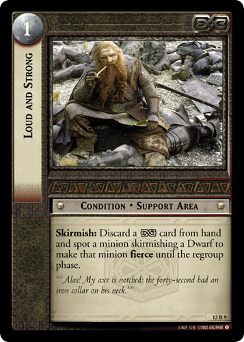 [Poor Condition] 12R9 - Loud and Strong - Click Image to Close