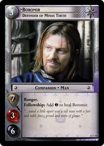 12U43 - Boromir, Defender of Minas Tirith - Click Image to Close