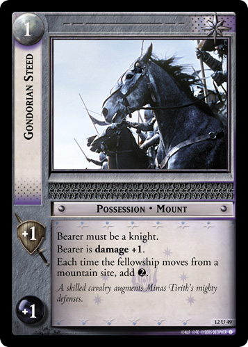 12U49 - Gondorian Steed - Click Image to Close