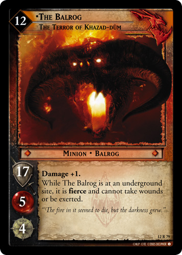 12R79 - The Balrog, The Terror of Khazad-dum - Click Image to Close