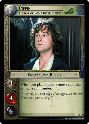 [Poor Condition] 12R127 - Pippin, Hobbit of Some Intelligence - Click Image to Close