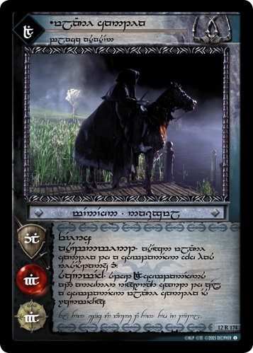 12R174T - Ulaire Cantea, Black Assassin (Tengwar) - Click Image to Close