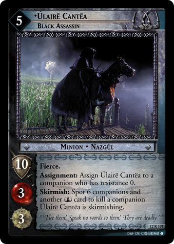 12R174 - Ulaire Cantea, Black Assassin - Click Image to Close