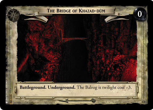 12U186 - The Bridge of Khazad-dum - Click Image to Close