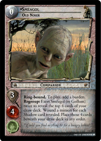 FOIL 5C28 - Smeagol, Old Noser - Click Image to Close