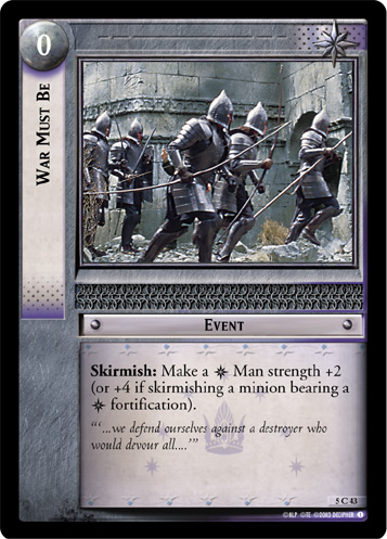 FOIL 5C43 - War Must Be - Click Image to Close