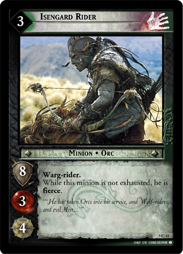 FOIL 5C53 - Isengard Rider - Click Image to Close