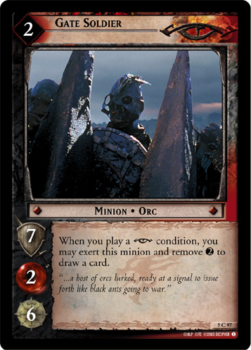 FOIL 5C97 - Gate Soldier - Click Image to Close