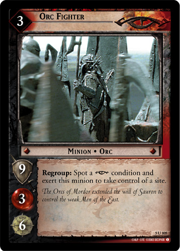 FOIL 5U105 - Orc Fighter - Click Image to Close