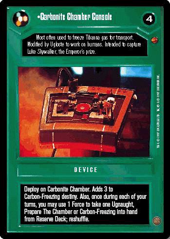 Carbonite Chamber Console - Click Image to Close