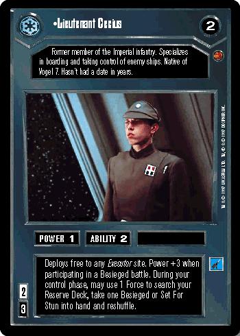 Lieutenant Cecius - Click Image to Close