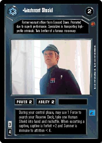 [Poor Condition] Lieutenant Sheckil - Click Image to Close