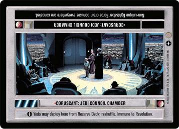 FOIL - Coruscant: Jedi Council Chamber - Click Image to Close