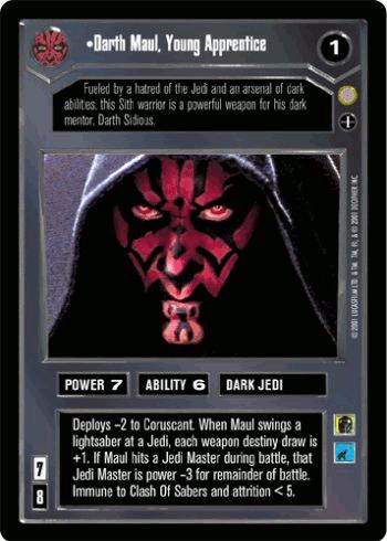 FOIL - Darth Maul, Young Apprentice (AI) - Click Image to Close