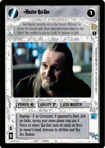 FOIL - Master Qui-Gon AI - Click Image to Close