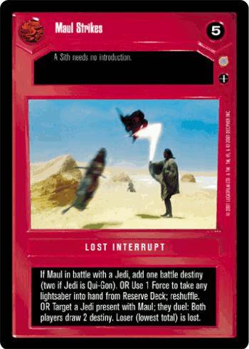 FOIL - Maul Strikes - Click Image to Close