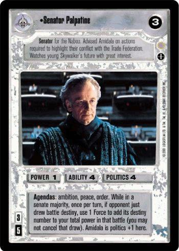 Senator Palpatine - Click Image to Close