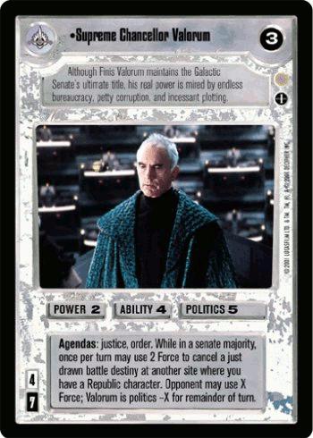 Supreme Chancellor Valorum - Click Image to Close