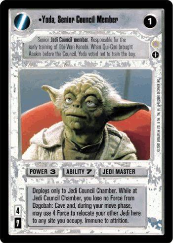 FOIL - Yoda, Senoir Council Member - Click Image to Close