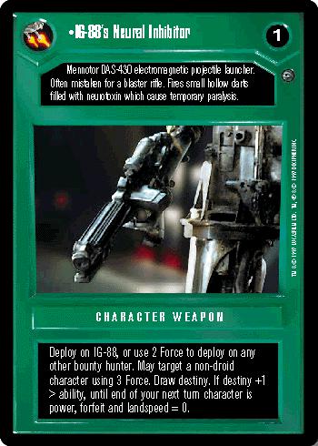 [Poor Condition] IG-88's Neural Inhibitor - Click Image to Close