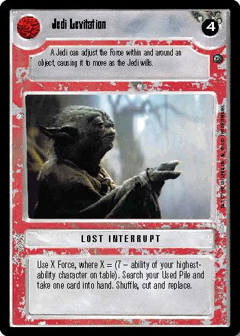 [Poor Condition] Jedi Levitation - Click Image to Close