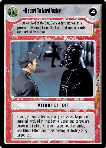 Report To Lord Vader - Click Image to Close