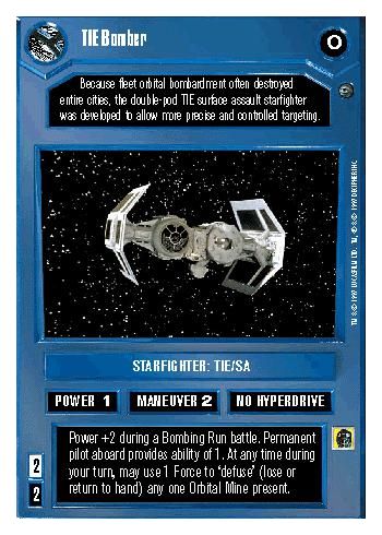 WB - TIE Bomber - Click Image to Close