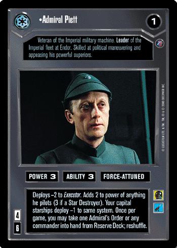 [Poor Condition] Admiral Piett - Click Image to Close