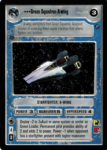 Green Squadron A-wing - Click Image to Close