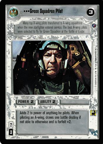 Green Squadron Pilot - Click Image to Close