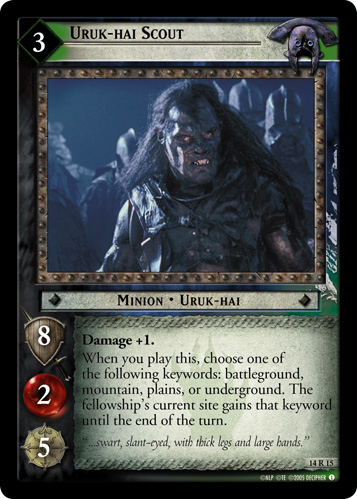 14R15 - Uruk-hai Scout - Click Image to Close